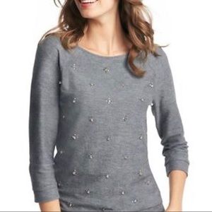 Loft embellished sweatshirt